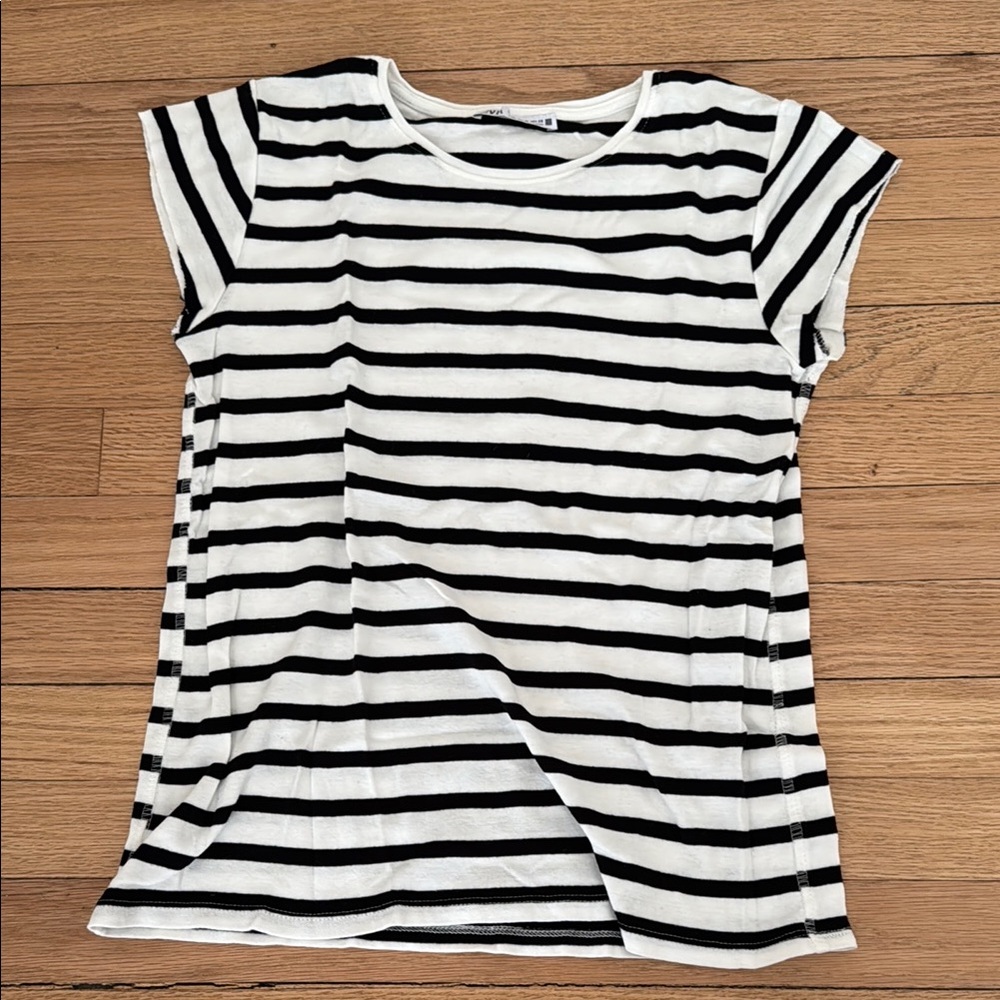 Black and White Striped T-Shirt